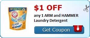 hot printable coupon     arm  hammer laundry detergent