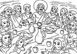 Supper Last Coloring Lords Lord Kids Color sketch template