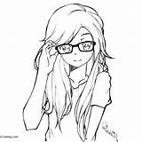 Girly Coloring Lineart sketch template