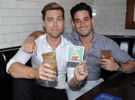 lance bass and michael turchin at the toast to marriage