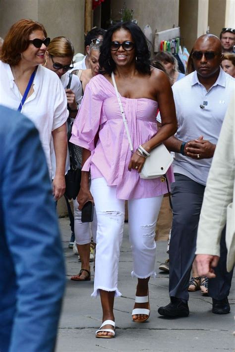 Where To Find Michelle Obama’s Pink Top From Italy Vacation