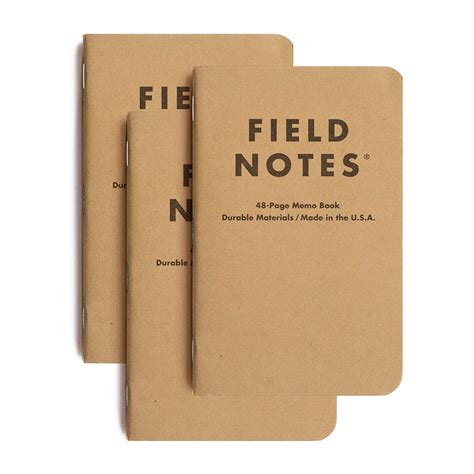 field notes orginal notebook set   milligram