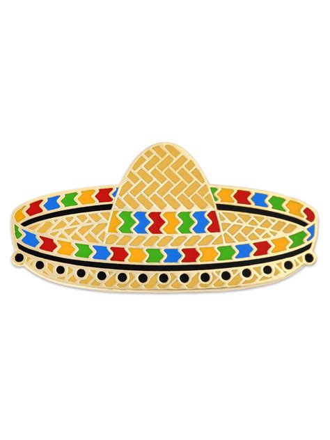 Pinmarts Fiesta Sombrero Hat Cinco De Mayo Mexican Spanish Celebration