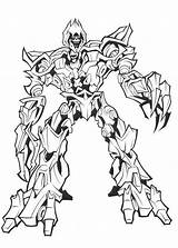 Coloring Megatron Transformers Ironhide Movie Printablecolouringpages Guardado sketch template
