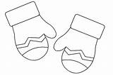 Gloves Mittens Coloring Pages Mitten Template Color Winter Colouring Christmas Sheet Activities Kids Visit Kid Scarf Hat Snowman sketch template