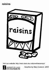 Raisins Coloring Printable Pages Edupics Large sketch template