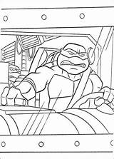 Coloring Car Donatello Pages Rides His Ninja Turtles Teenage Tmnt Mutant Color Book Print sketch template