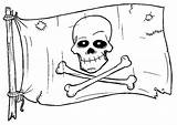 Pirate Pirati Banderas Piratas Bones Crossed Pirates sketch template