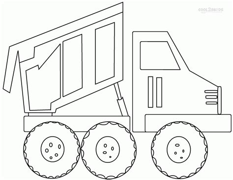 preschool garbage truck coloring page dump truck coloring pages