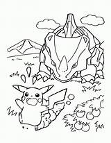 Kleurplaten Rhyhorn Ausmalbilder Pikachu Kleurplaat Coloriage Ausmalbild Plein Glumanda Malvorlage Coloriages Animaatjes Gifsanimes Colorier sketch template