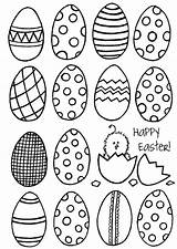 Easter Drawing Coloring Egg Pages Drawings Pasqua Da Printable Printables Template Eggs Cool Do Sheets sketch template