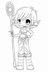 Chibi Coloring Pages Kids Printable sketch template