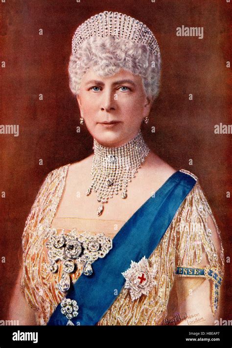 mary  teck   queen   united kingdom   stock photo royalty  image