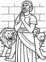 Praying Leeuwenkuil Kleurplaat Netart Sheet Coloringhome Löwen Profeta Colorear Biblia Prophet sketch template