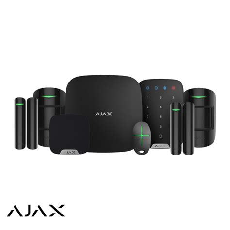 ajax draadloos alarmsysteem luxe startpakket zwart bestel bij epine camerashop