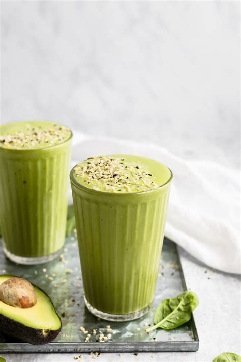 The Best Green Smoothie Recipe With Avocado Ambitious Kitchen