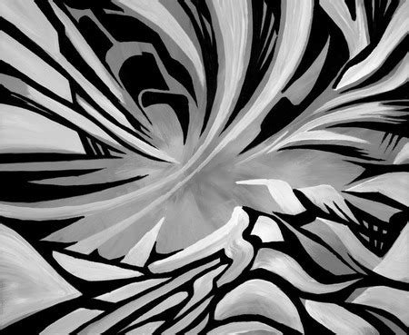 lukisan hitam putih unik   order lukisan hitam putih bunga