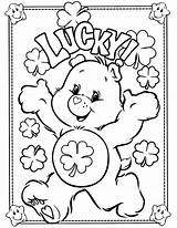 Coloring St Patrick Pages Sheets Patricks Patty Care Bears Double Fun These sketch template