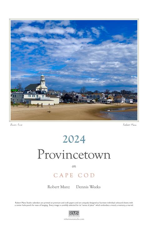 provincetown  cape  calendar robert manz studio