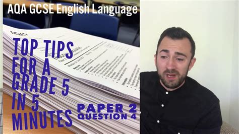 aqa english language paper  question  grade    minutes exam