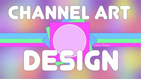 channel art design speed art youtube