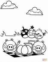 Angry Birds Coloring Pages Bad Picnic Piggies Ants Bear Pigs Print Color Easter Printable Getcolorings Coloringonly Comments Egg Chuck Blues sketch template