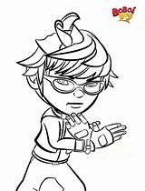 Boboiboy Coloring Pages Printable Cool Kids sketch template