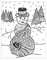 Coloring Winter Printable Sheets Wonderland Pages Snowman Zendoodle Scene Sheet Adult Christmas Macmillan Rocks Books Adults Colouring Color Kids Jodi sketch template