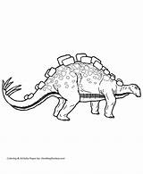 Stegosaurus Coloring Dinosaurs Pages Dinosaur Sheets Kids Sheet Honkingdonkey Library Clipart sketch template