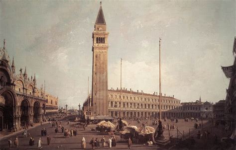 Piazza San Marco Looking South West C 1757 Canaletto