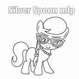 Coloring Pony Little Pages Color Mlp Toddler Will sketch template