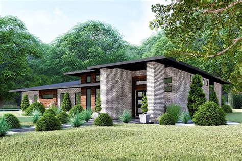 bed modern house plan  open floor plan mk architectural