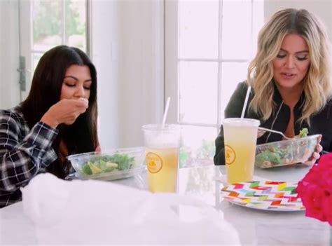 literally just 11 photos of the kardashians eating salads hot