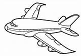 Airplane Coloring Template Pages Colouring Pdf Nice sketch template