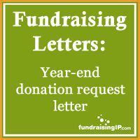 sample fundraising letter year  donation request letter