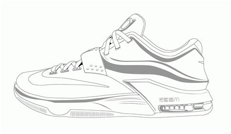 sheet shoe coloring page printable smlf nike foamposite coloring