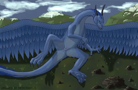 Rule 34 Anus Blue Eyes Blue Feathers Blue Scales Dragon Eragon Female