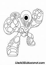 Skylanders Pages Coloring Colouring Giants Fun sketch template