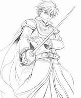 Emblem Fire Coloring Pages Roy Characters Awakening sketch template