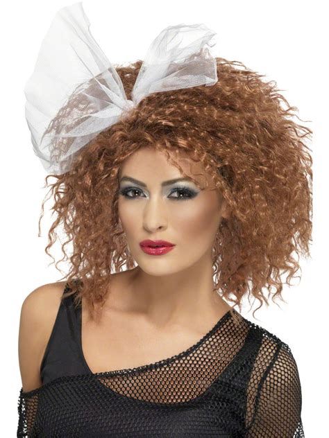 1980s wild chils wig ladies madonna 80s fancy dress wig ebay