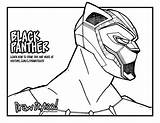 Panther Coloring Pages Drawing Marvel Draw Tutorial Head Movie Too Mask Superhero Color Book Printable Getdrawings Stitch Getcolorings Tattoo Brilliant sketch template