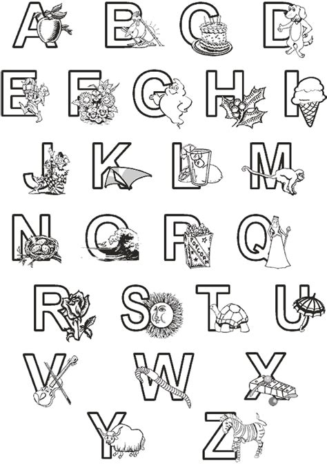 preschool coloring pages alphabet coloring pages