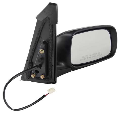 k source replacement side mirror electric black passenger side k