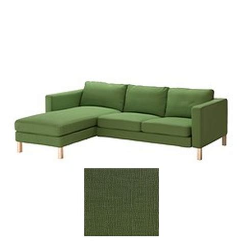 ikea karlstad  seat loveseat sofa  chaise slipcover cover sivik green add
