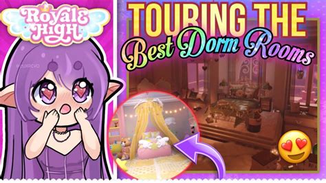 Touring The Best Dorm Rooms In Campus 3 Shocking😱 Royale High Dorm