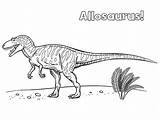 Allosaurus Coloring Wander Around Pages Kidsplaycolor Color Kids Colouring Discover sketch template