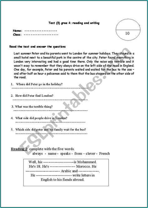 grade writing worksheet worksheet resume examples