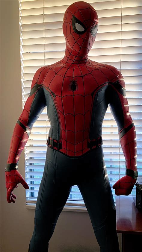 life size spider man homecoming figure rmarvelstudios