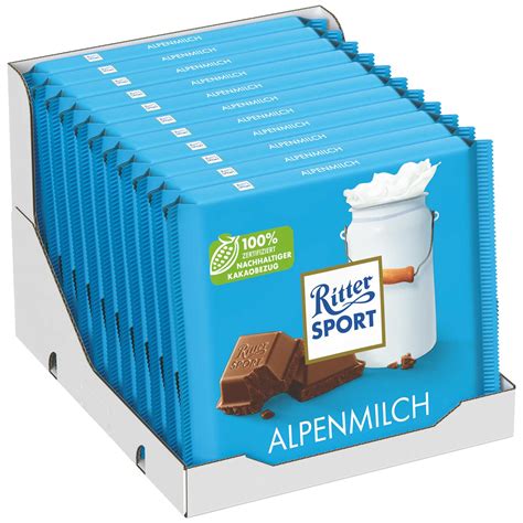 ritter sport alpenmilch   kaufen im world  sweets shop