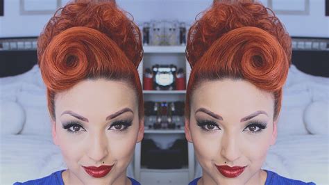 perfect pinup hair tutorial youtube